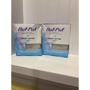 Buf-Puf Regular Facial Sponge ( 2 pack ) blue